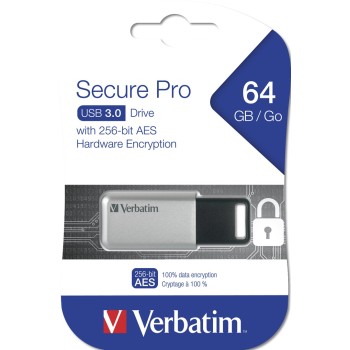 Pendrive Verbatim Store 'n' Go Secure Pro 64GB USB 3.0