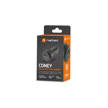 NATEC ŁADOWARKA SAMOCHODOWA CONEY 1X USB 1X USB-C PD 3.0 48W QC3.0 NUC-1980